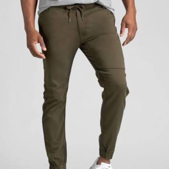 DUER Men's Size 38x29 Green No Sweat Joggers - Picture 1 of 13